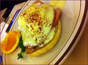 Poached Eggs and Ham Poached Eggs and Ham